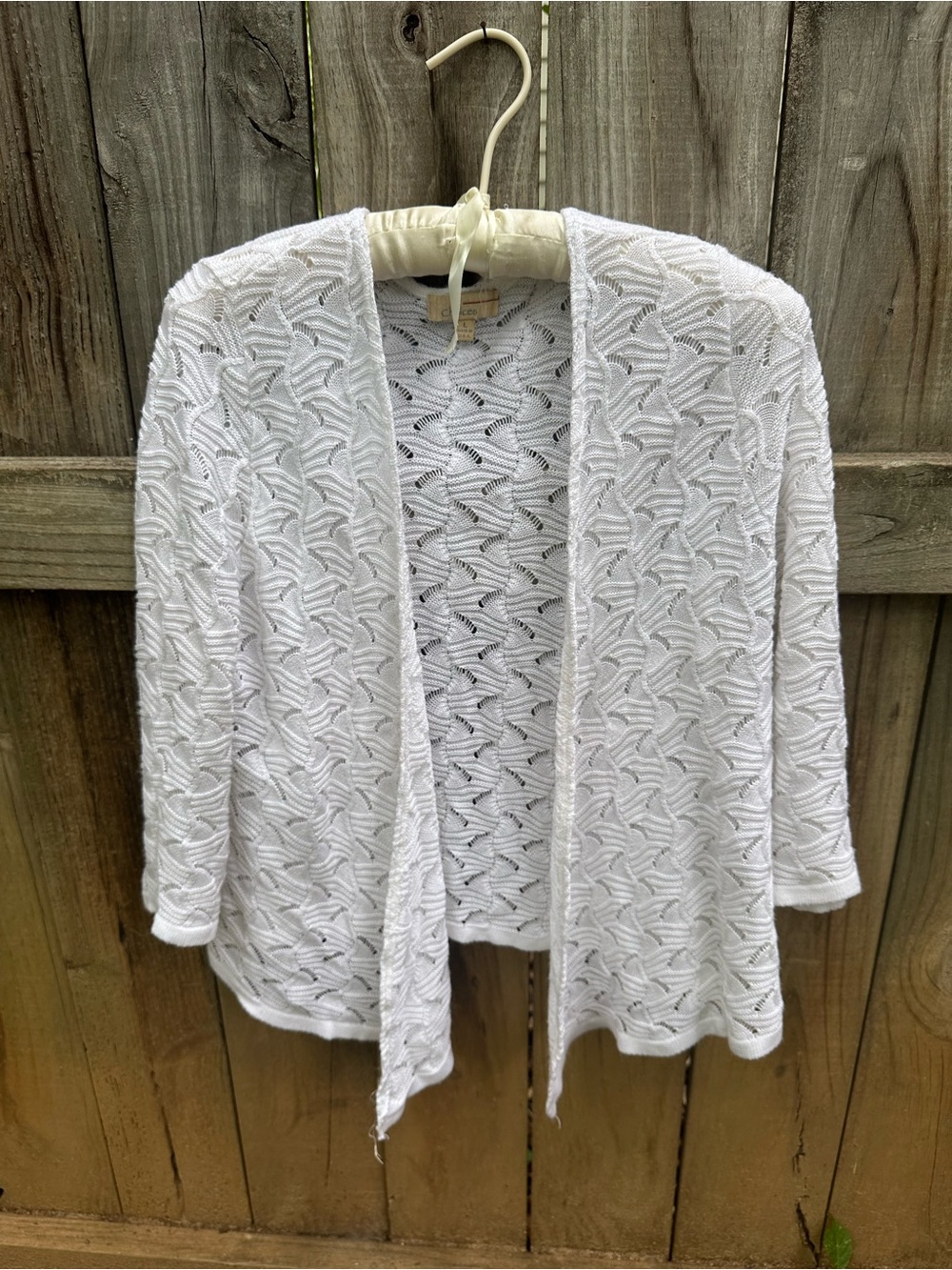 Choices lightweight white cardigan